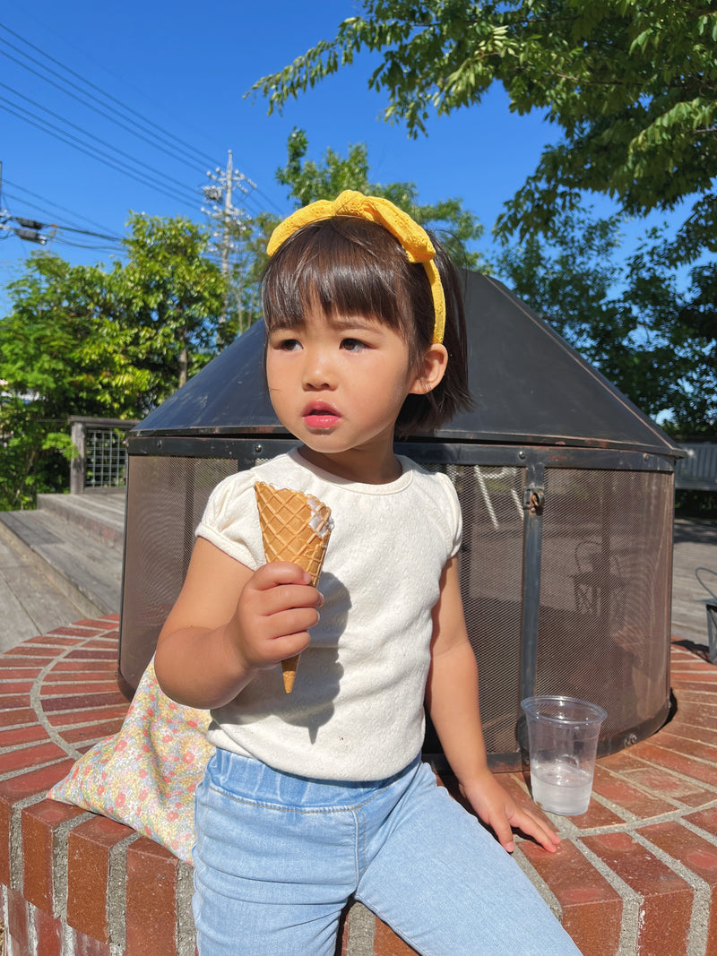 Cotton lace hair-band