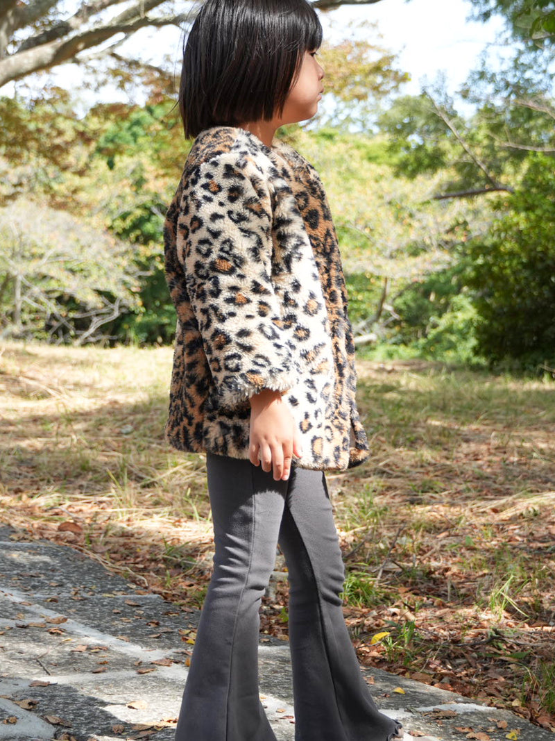 Leopard fur coat