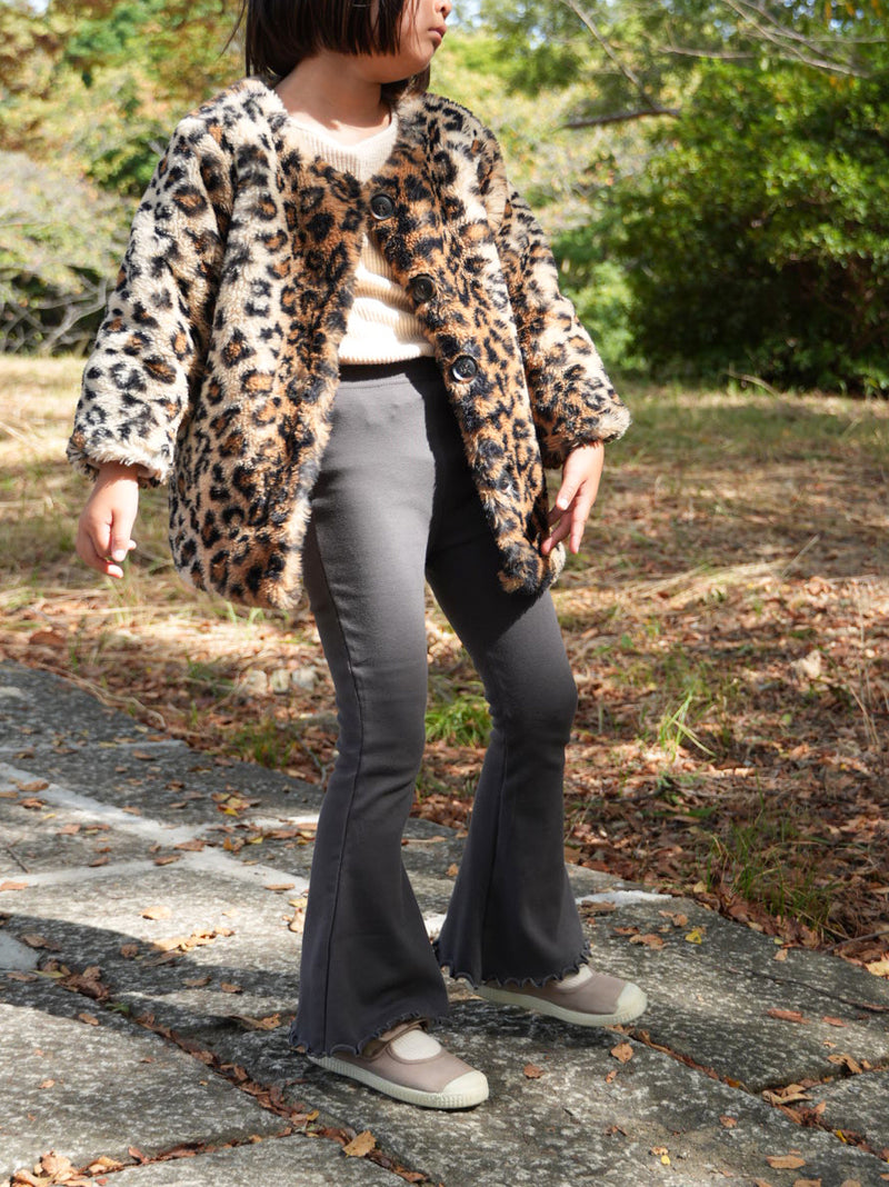 Leopard fur coat