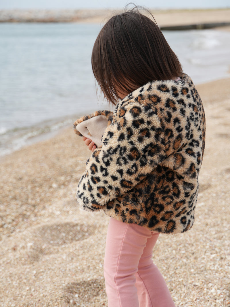 Leopard fur coat