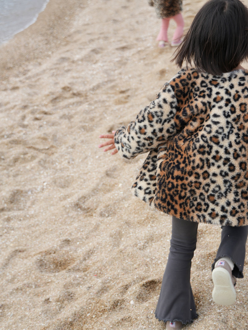 Leopard fur coat