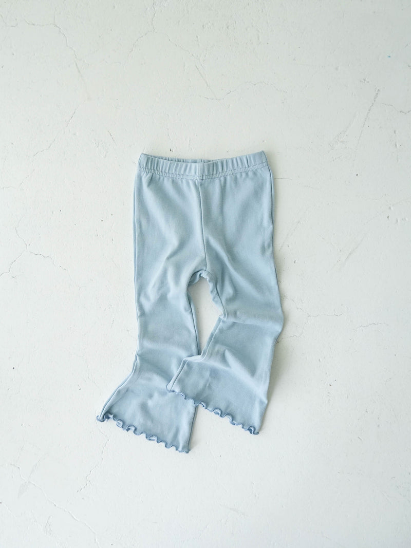 Flare cotton pants