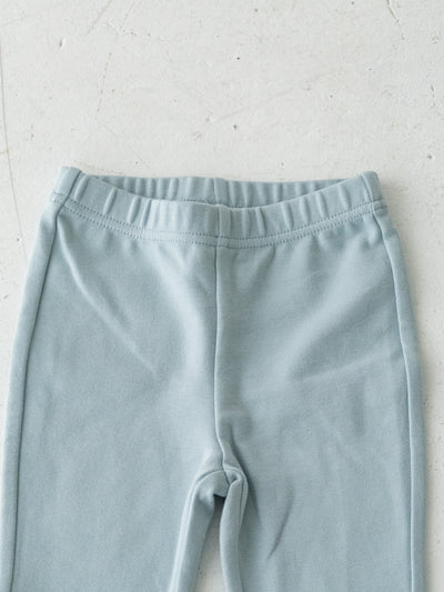 Flare cotton pants snow