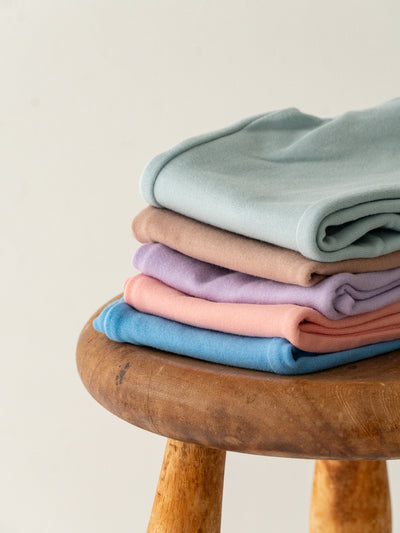 Flare cotton pants snow