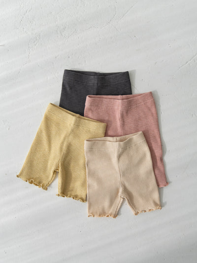 Ribbed short leggings