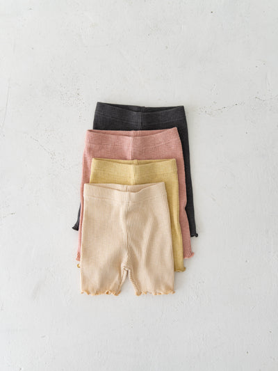 Ribbed short leggings