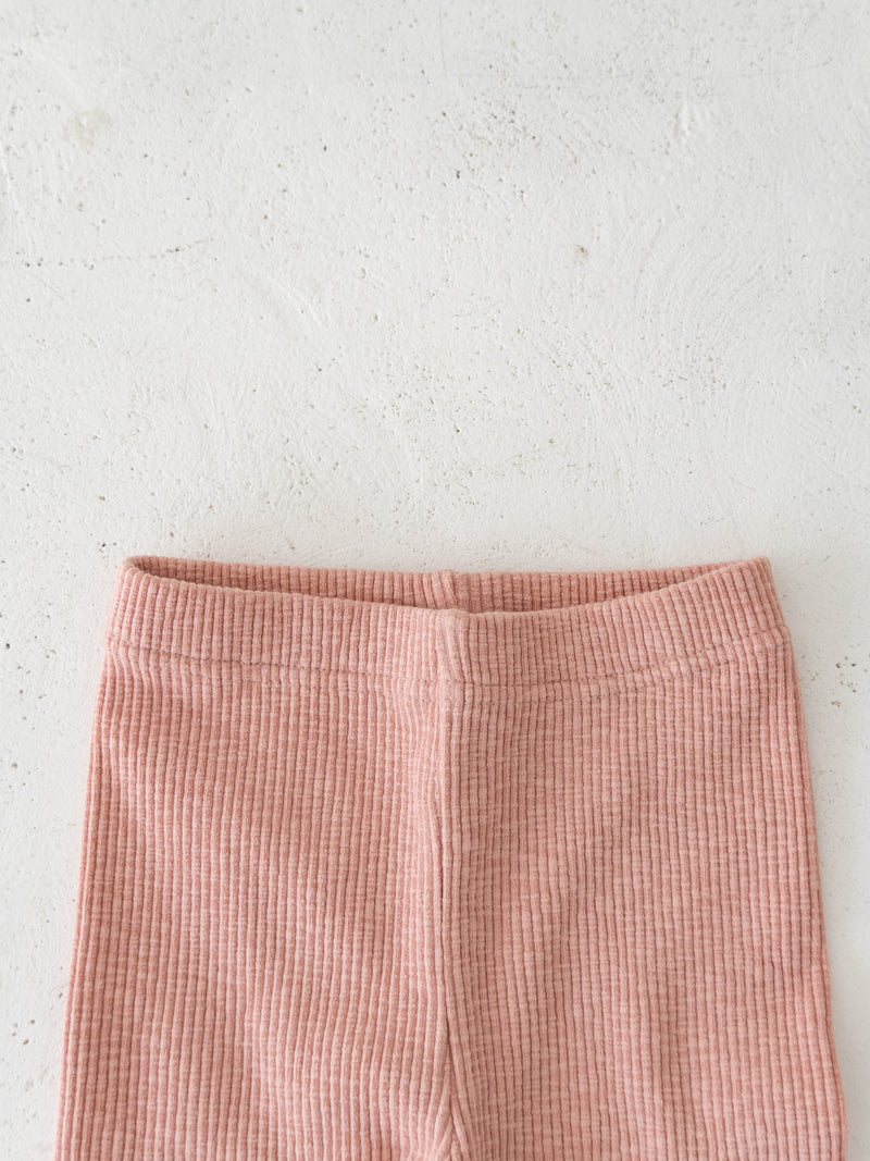Ribbed short leggings