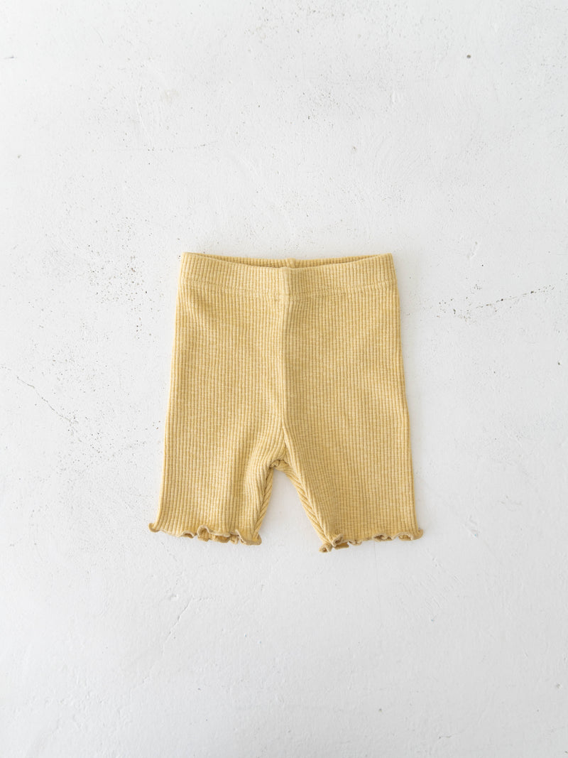 Ribbed short leggings
