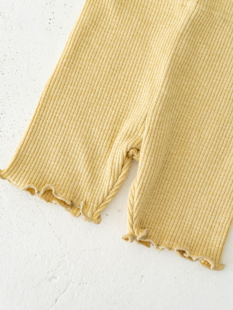 Ribbed short leggings