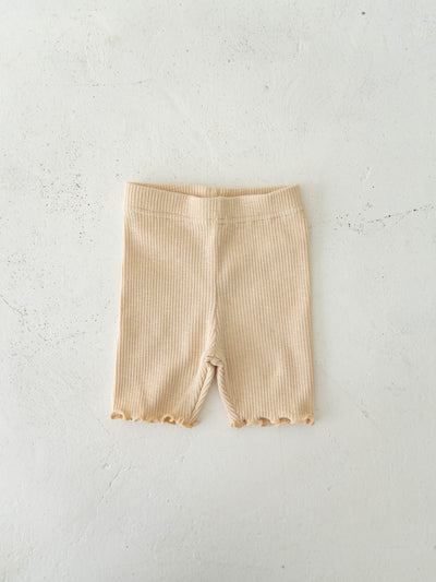 Ribbed short leggings