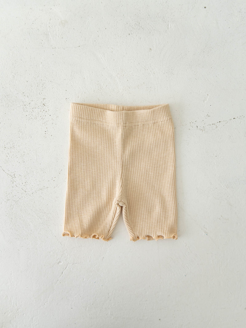 Ribbed short leggings