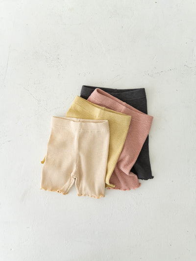 Ribbed short leggings