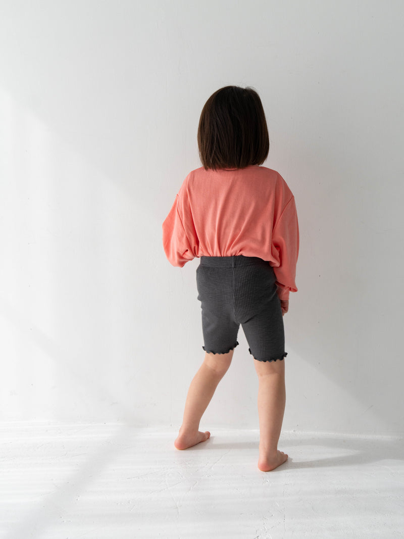 Ribbed short leggings