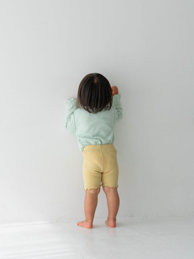 Ribbed short leggings