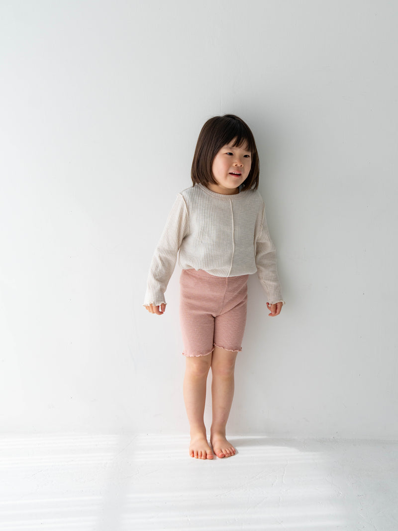 Ribbed short leggings