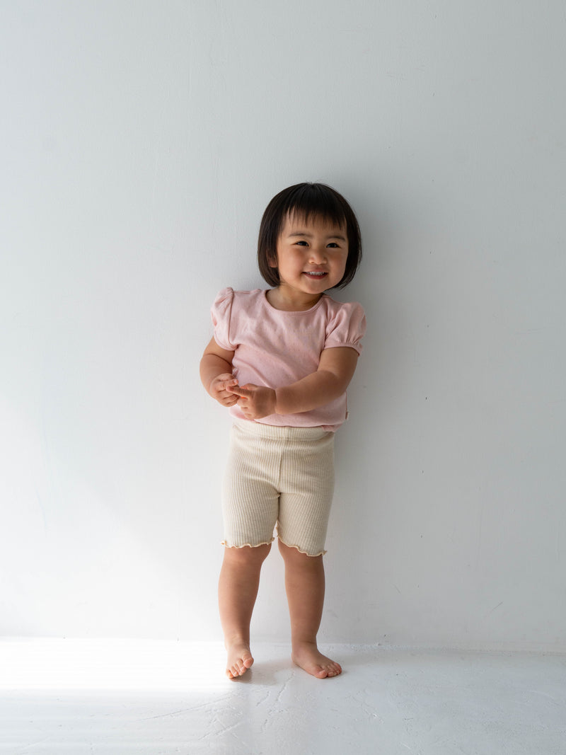 Ribbed short leggings
