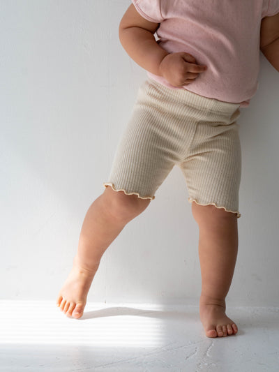 Ribbed short leggings