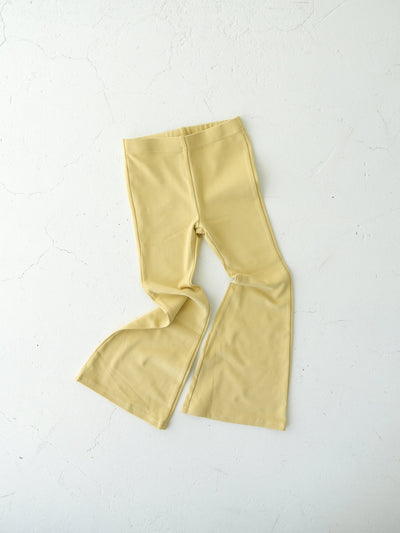 Flare cotton pants