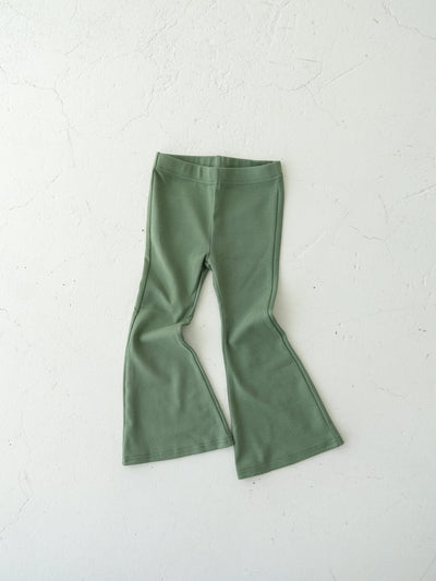 Flare cotton pants