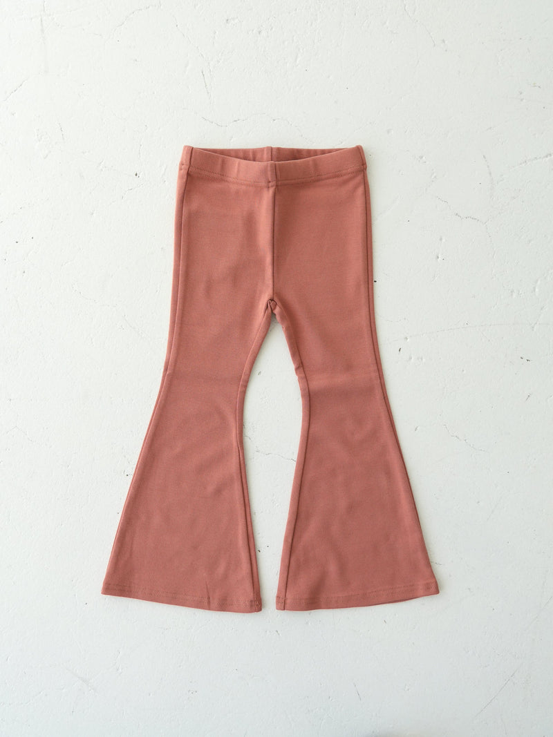 Flare cotton pants