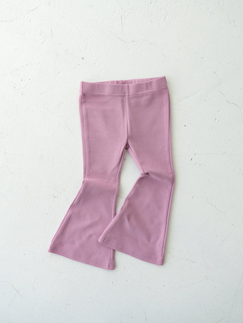 Flare cotton pants