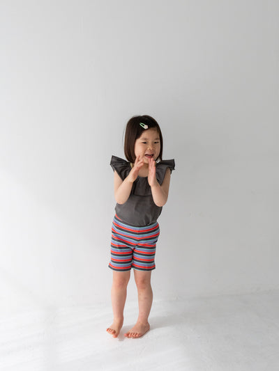 Multi stripe shorts