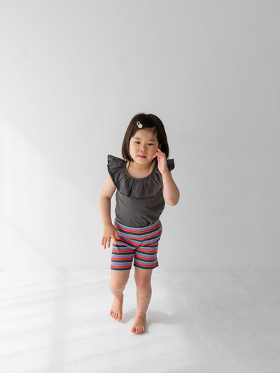 Multi stripe shorts