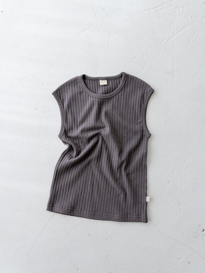 Ribbed sleeveless new