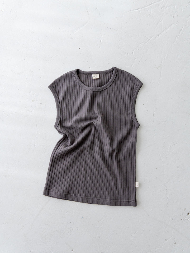 Ribbed sleeveless new