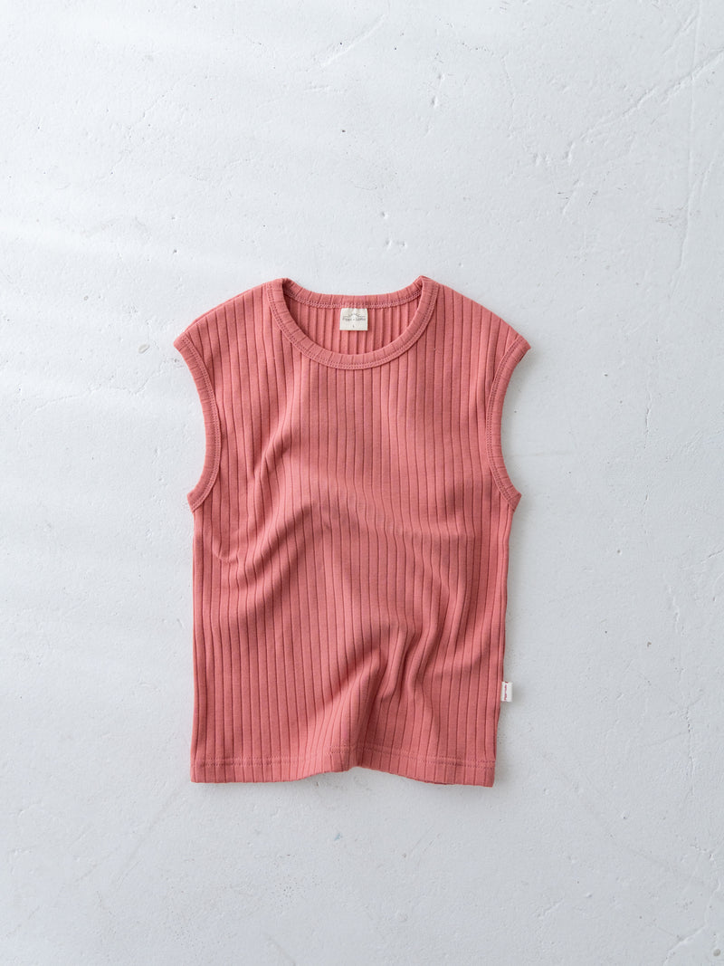 Ribbed sleeveless new