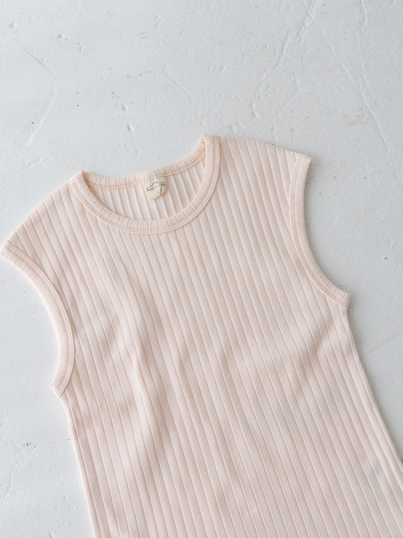 Ribbed sleeveless new