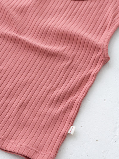 Ribbed sleeveless new