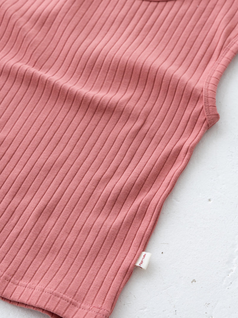 Ribbed sleeveless new