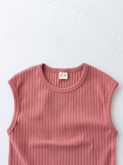 Ribbed sleeveless new