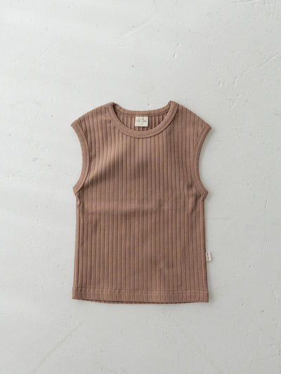 Ribbed sleeveless new