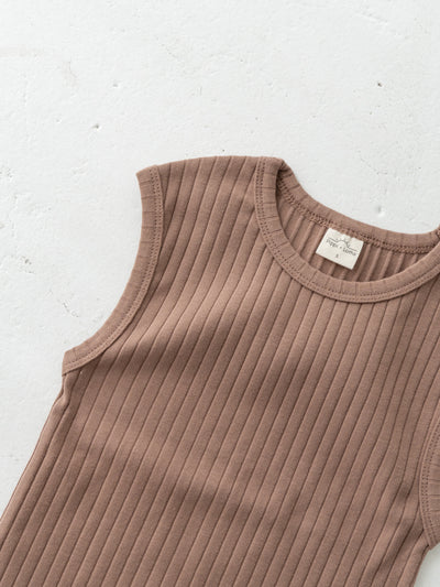 Ribbed sleeveless new