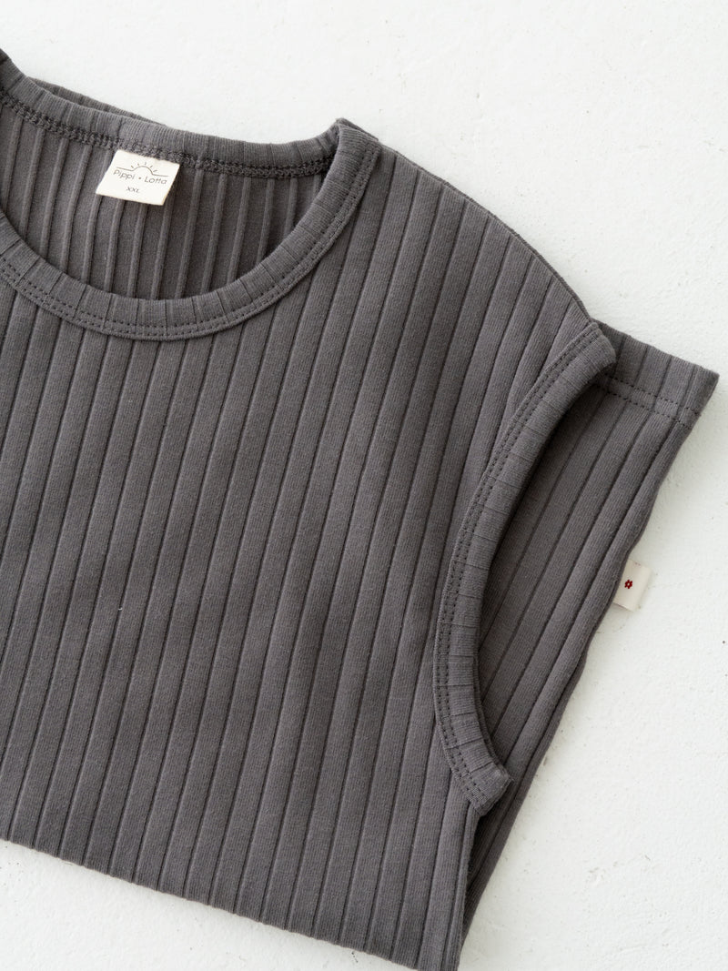 Ribbed sleeveless new