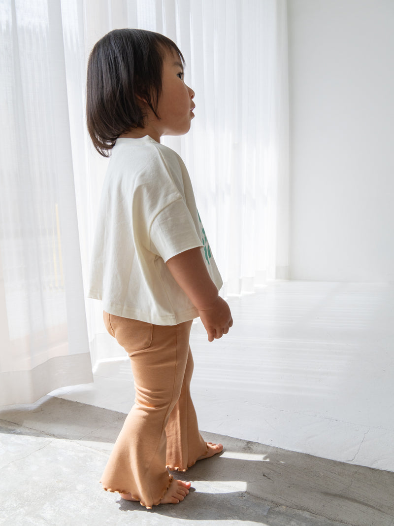 Flare cotton pants