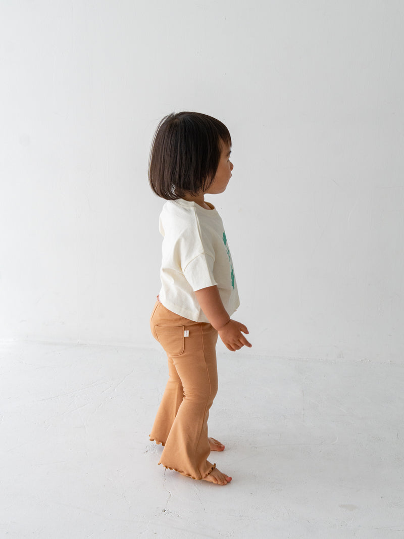 Flare cotton pants