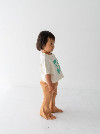 Flare cotton pants