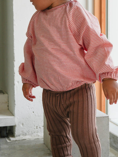 【Special】Stripe gathers smock