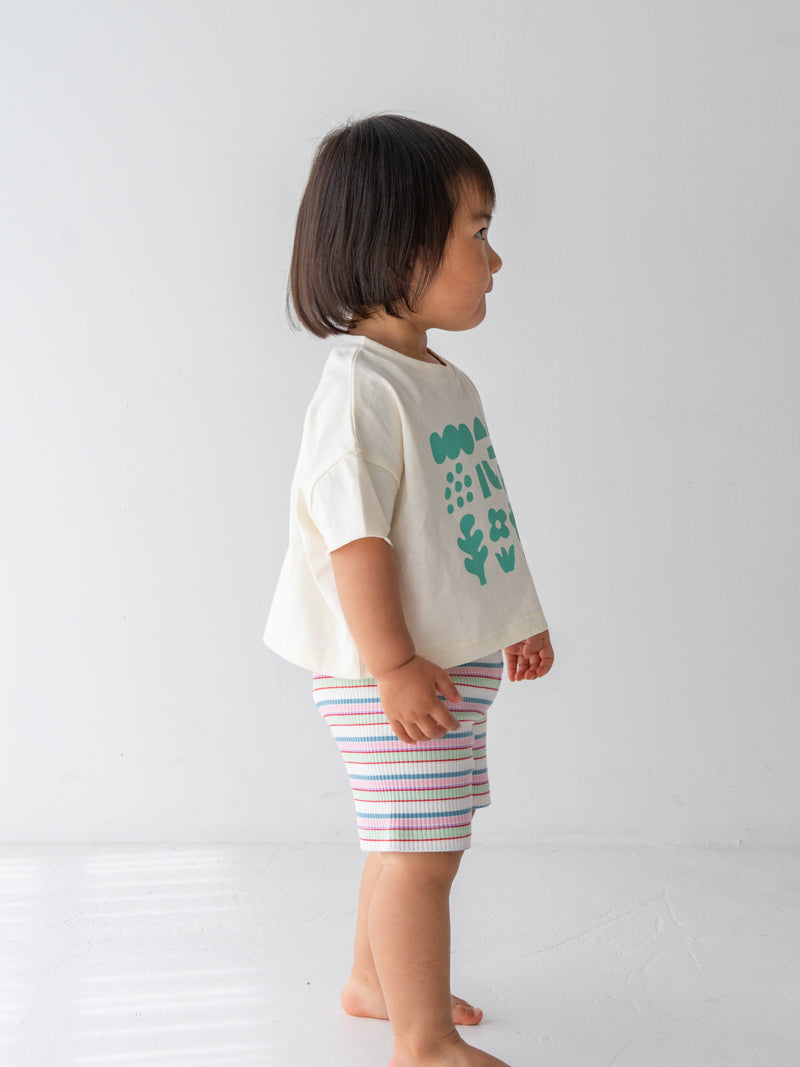 Multi stripe shorts