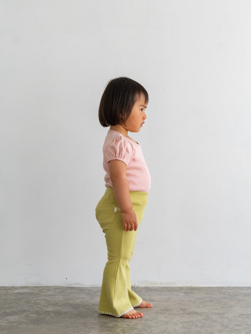 Stitch flare pants