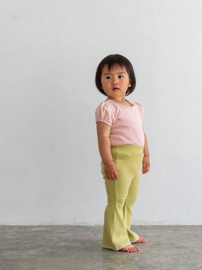 Stitch flare pants