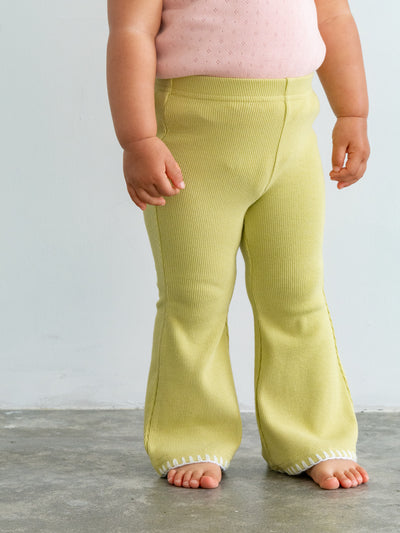 Stitch flare pants