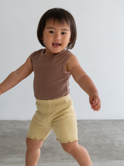 Ribbed sleeveless new