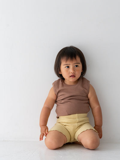 Ribbed sleeveless new