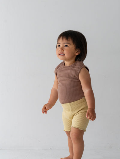 Ribbed sleeveless new