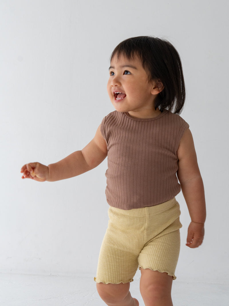 Ribbed sleeveless new