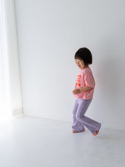 Flare cotton pants